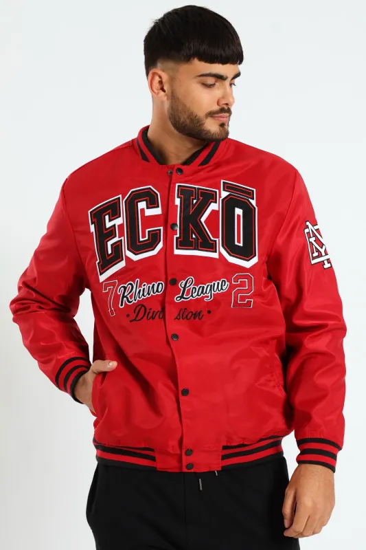 Baseball Jacket - Red sold by Edgars