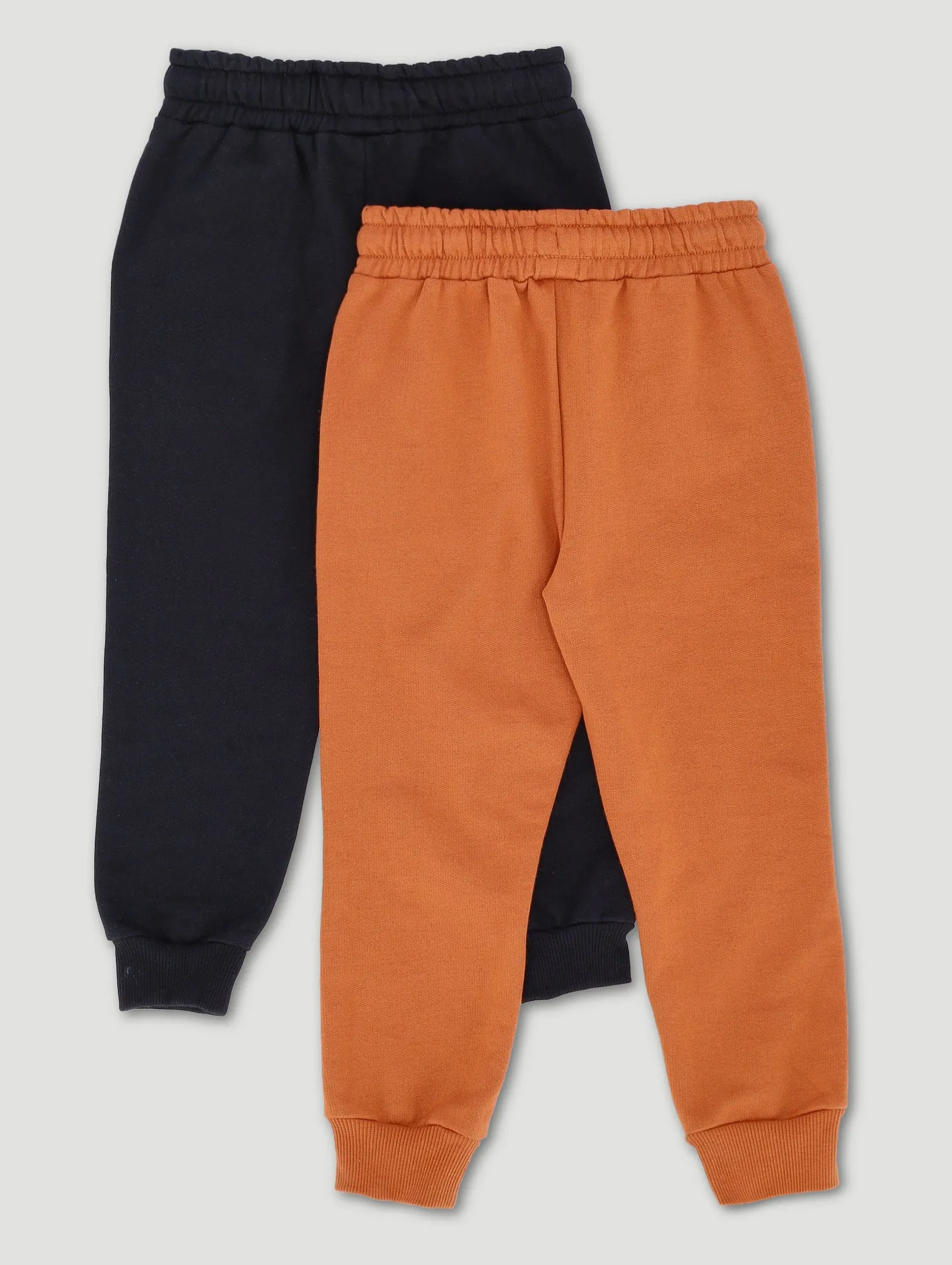 Pre-Boys 2 Pack Fleece Jogger - Rust/Black sold by Edgars product image thumbnail 2