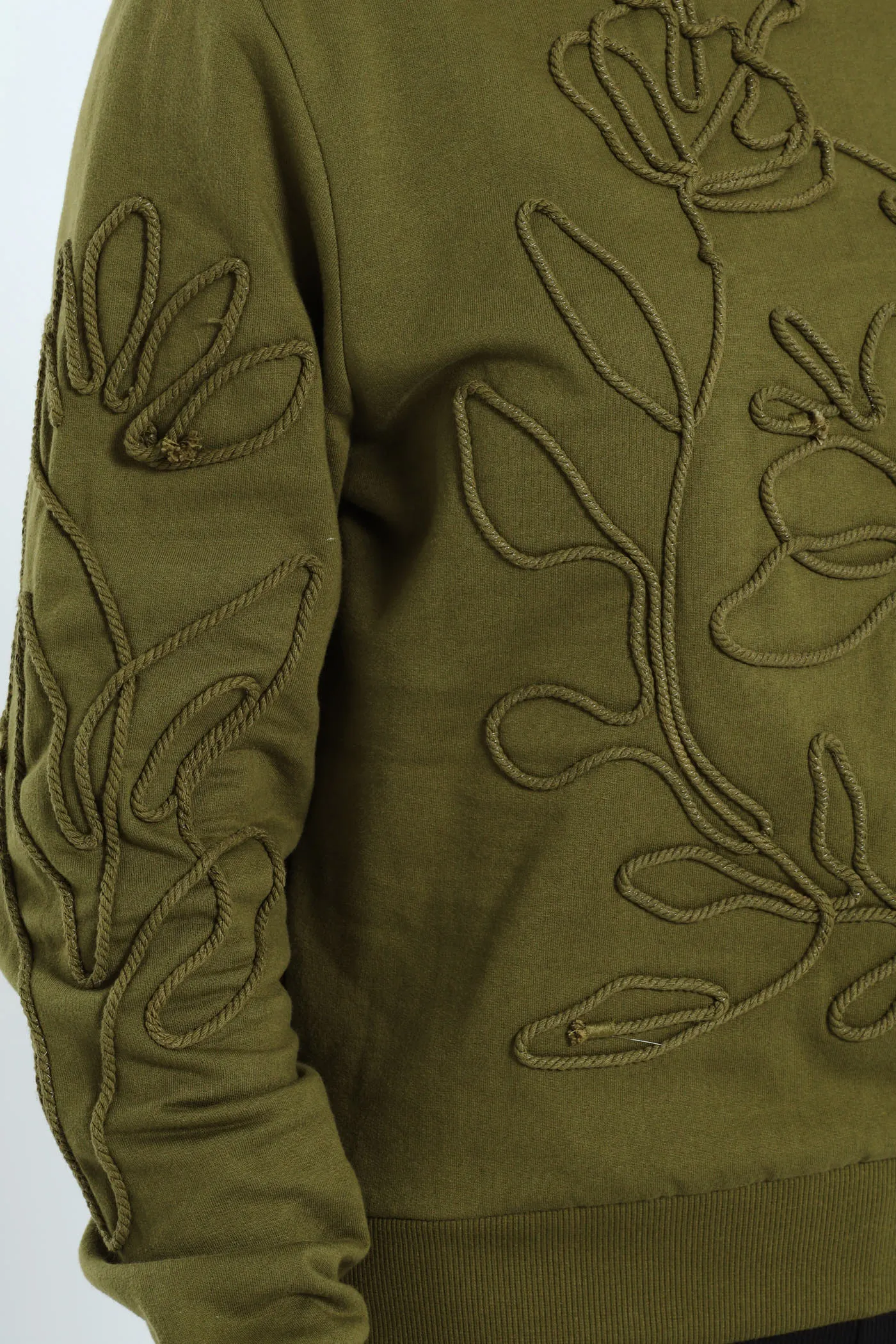 Long Sleeve Foliage Cornelli Fleece Pullover - Fatigue sold by Edgars product image thumbnail 5