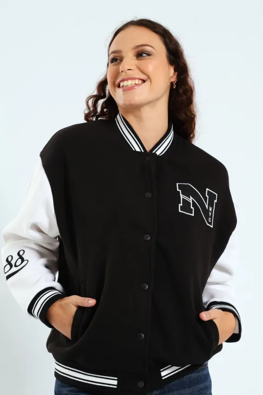 Ny Baseball Jacket - Black sold by Edgars