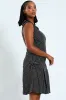 Peterpan Collared Tweed Dress - Black/White sold by Edgars