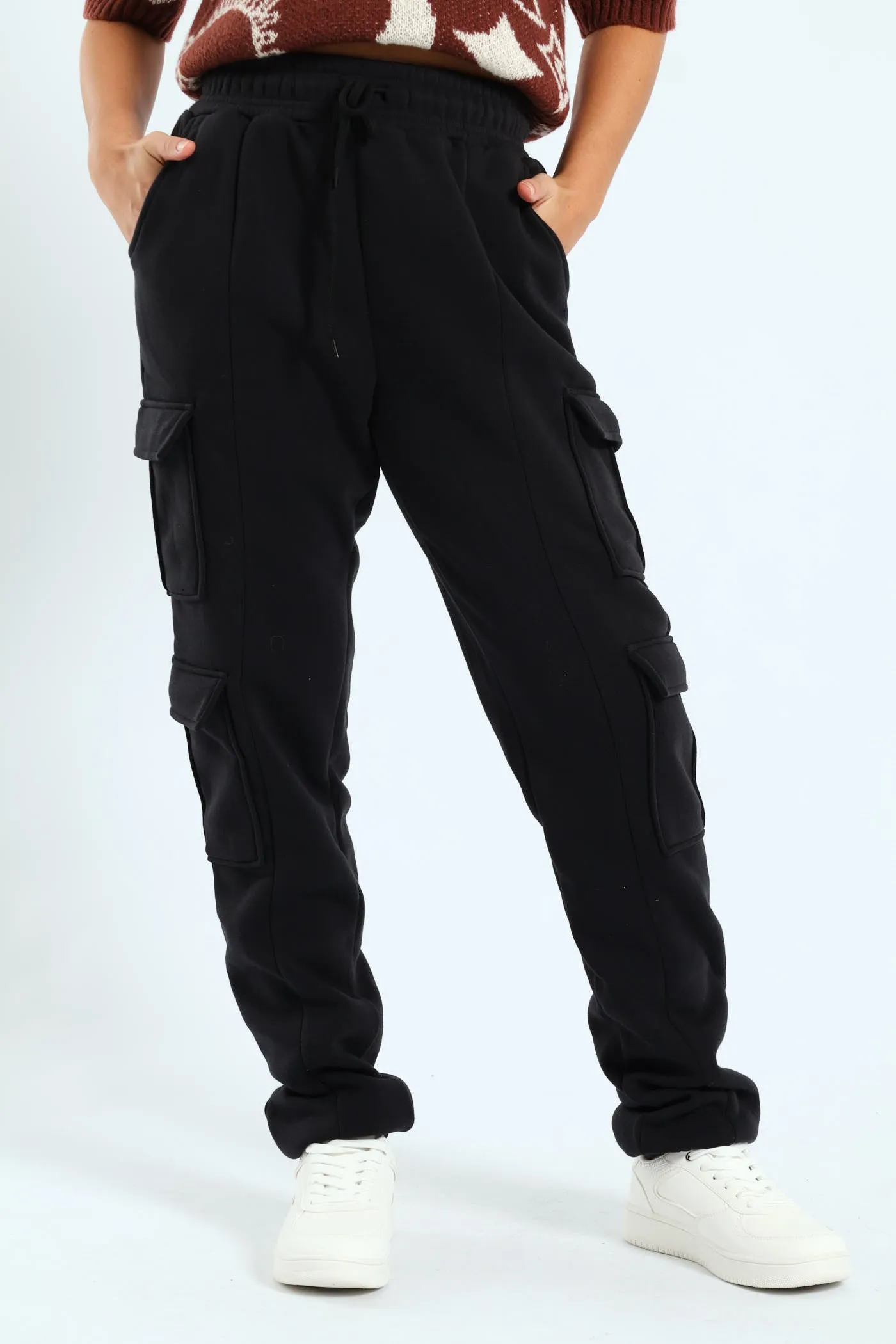 Utility Panel Jogger - Black sold by Edgars