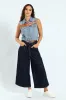 Embroidered Denim Vest - Blue sold by Edgars