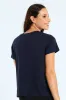 Graphic Boxy Tshirt - Navy sold by Edgars