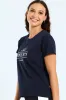 Graphic Boxy Tshirt - Navy sold by Edgars