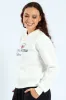 Printed Collar Fleece Top - White sold by Edgars