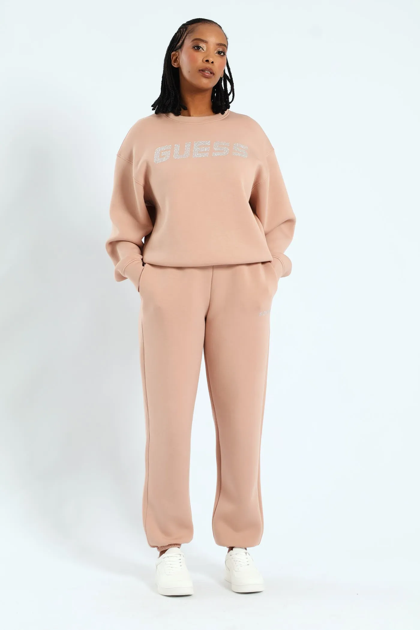 Cecilia Scuba Jogger Pants - Brown sold by Edgars