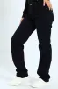 Mid Waist Straight Leg Jean - Blue/Black sold by Edgars