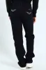 Mid Waist Straight Leg Jean - Blue/Black sold by Edgars