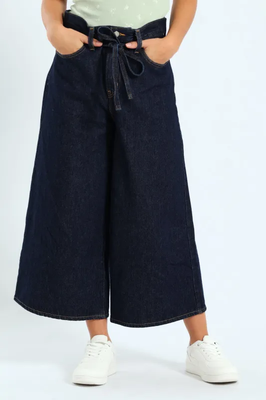 Culotte Pants - Dark Wash sold by Edgars 