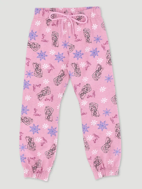 Pre-Girls Frozen Print Jogger - Lilac sold by Edgars