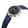 Blue Dial & Blue Leather Strap Multifunction Watch - Blue sold by Edgars