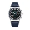 Blue Dial & Blue Leather Strap Multifunction Watch - Blue sold by Edgars