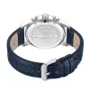 Blue Dial & Blue Leather Strap Multifunction Watch - Blue sold by Edgars