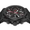 Black Case Black Dial Watch With Black Silicone Strap sold by Edgars