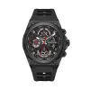 Black Case Black Dial Watch With Black Silicone Strap sold by Edgars