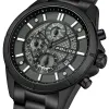 Black Case Matt Black Dial Watch With Matt Black Strap sold by Edgars