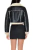 Faux Leather Moto Jacket - Black sold by Edgars
