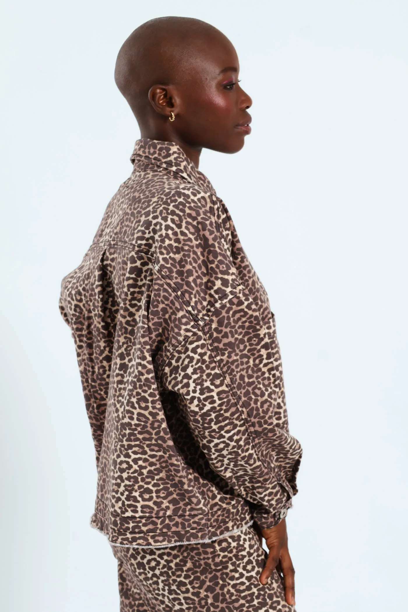 Leopard Boxy Jacket - Brown sold by Edgars product image thumbnail 3