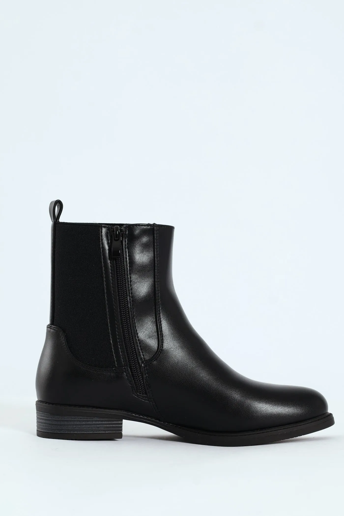 Round Toe Chelsea Ankle Boot - Black sold by Edgars product image thumbnail 4