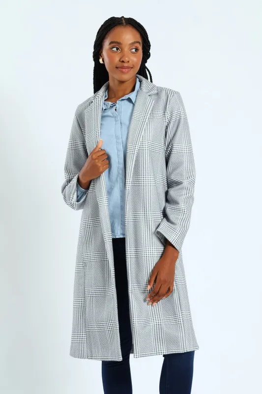 Basic Panelled Coat - Grey made by Edgars