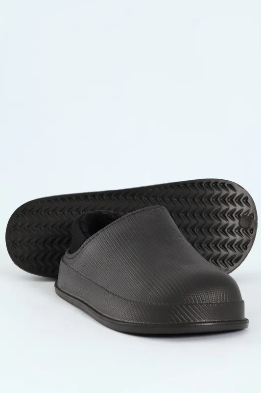 Closed Back Clog Slipper - Black sold by Edgars