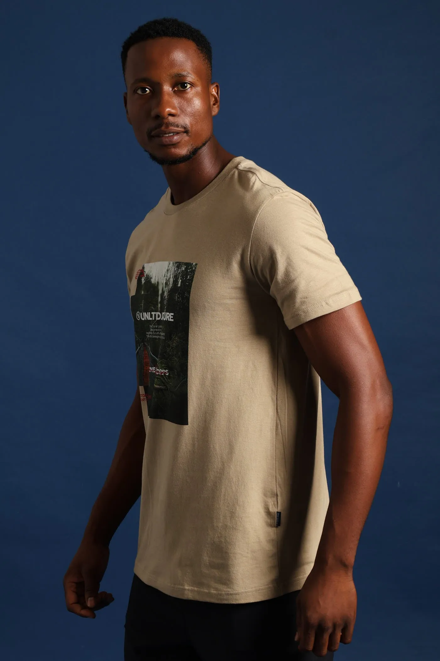 Forest Trail Bridge Photo Tee - Taupe sold by Edgars product image thumbnail 3