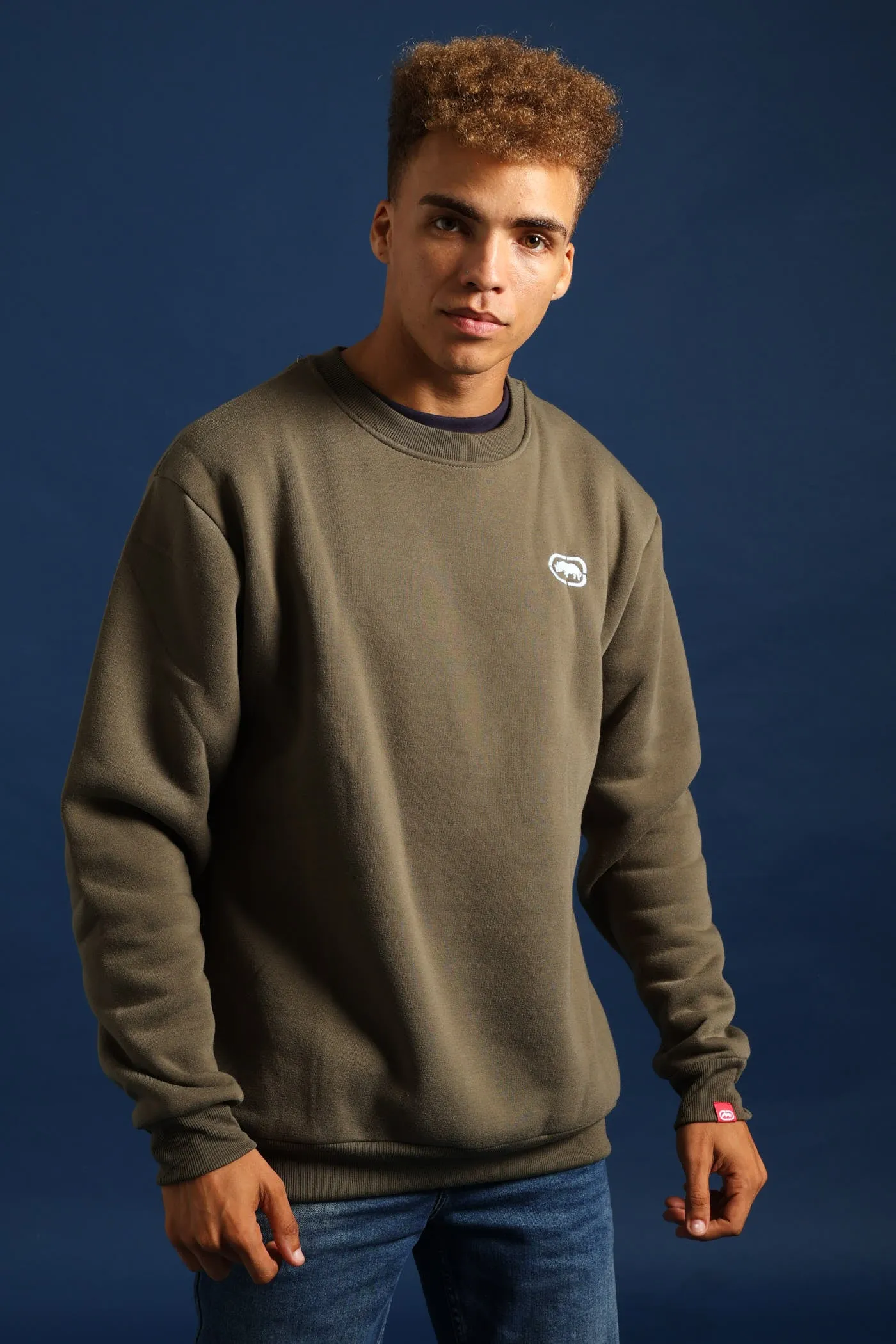 Never Out Crew Top - Olive sold by Edgars