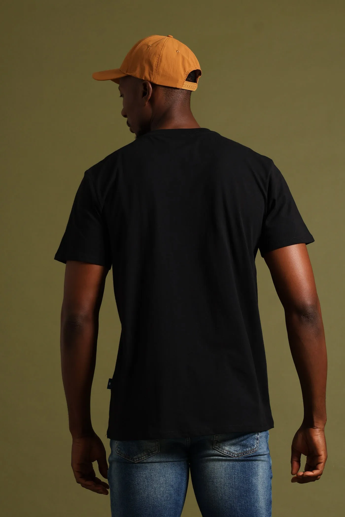 Topographic Block Print Tee - Black sold by Edgars product image thumbnail 3