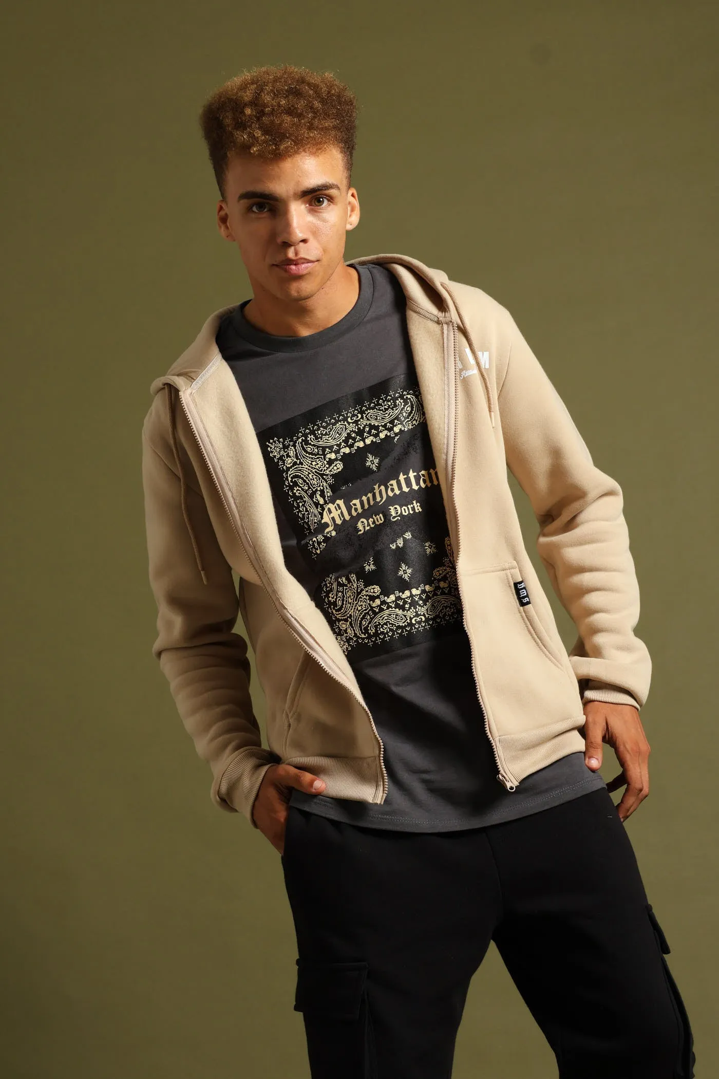 Fleece Printed Hoody - Stone sold by Edgars product image thumbnail 4