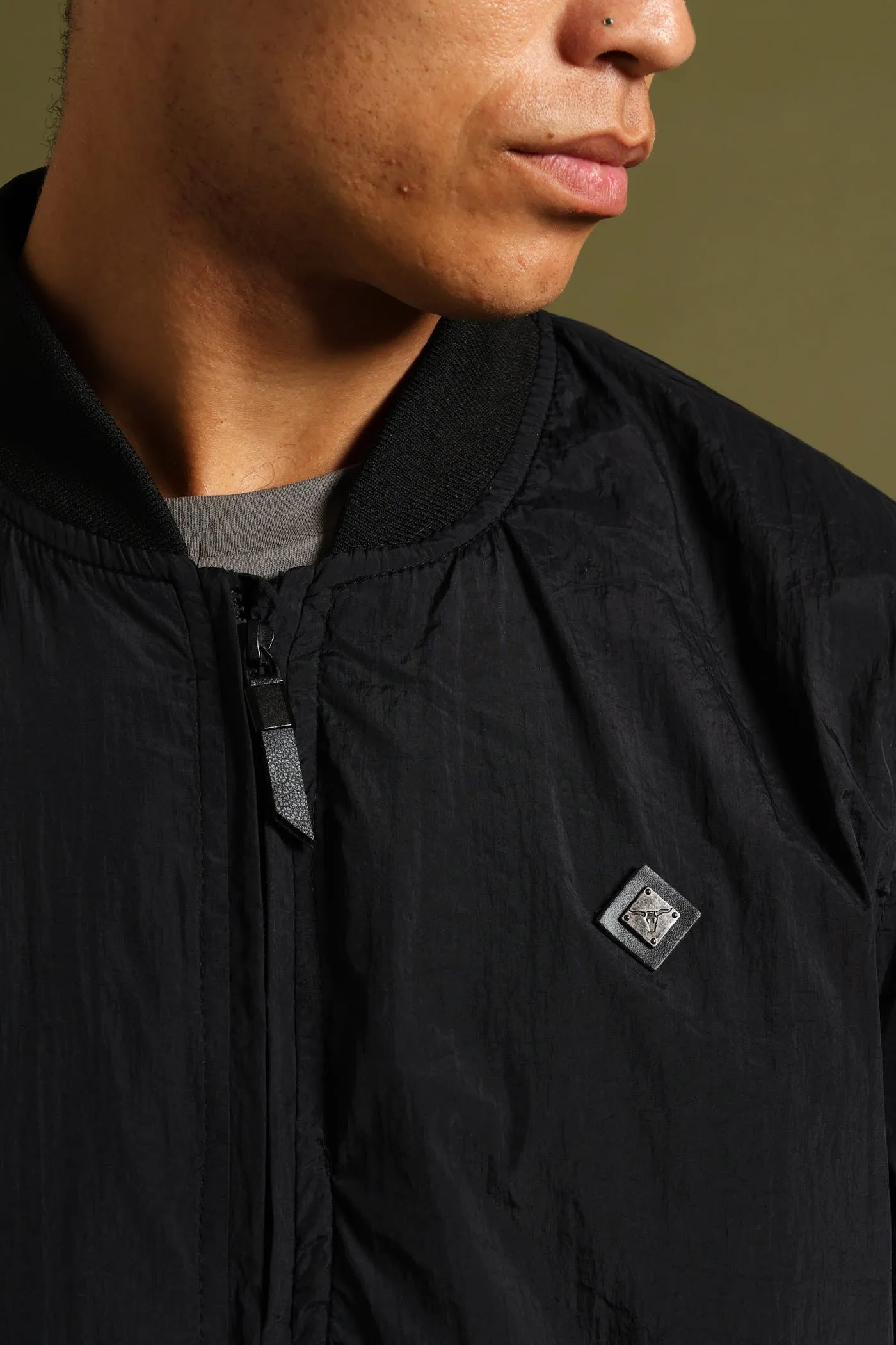 Smart Crinkle Bomber Jacket - Black sold by Edgars product image thumbnail 2