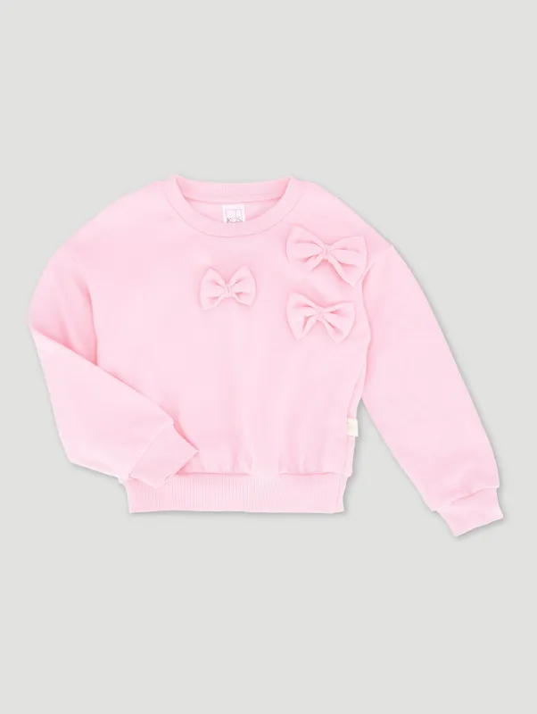Pre-Girls Bow Tracktop - Pink sold by Edgars
