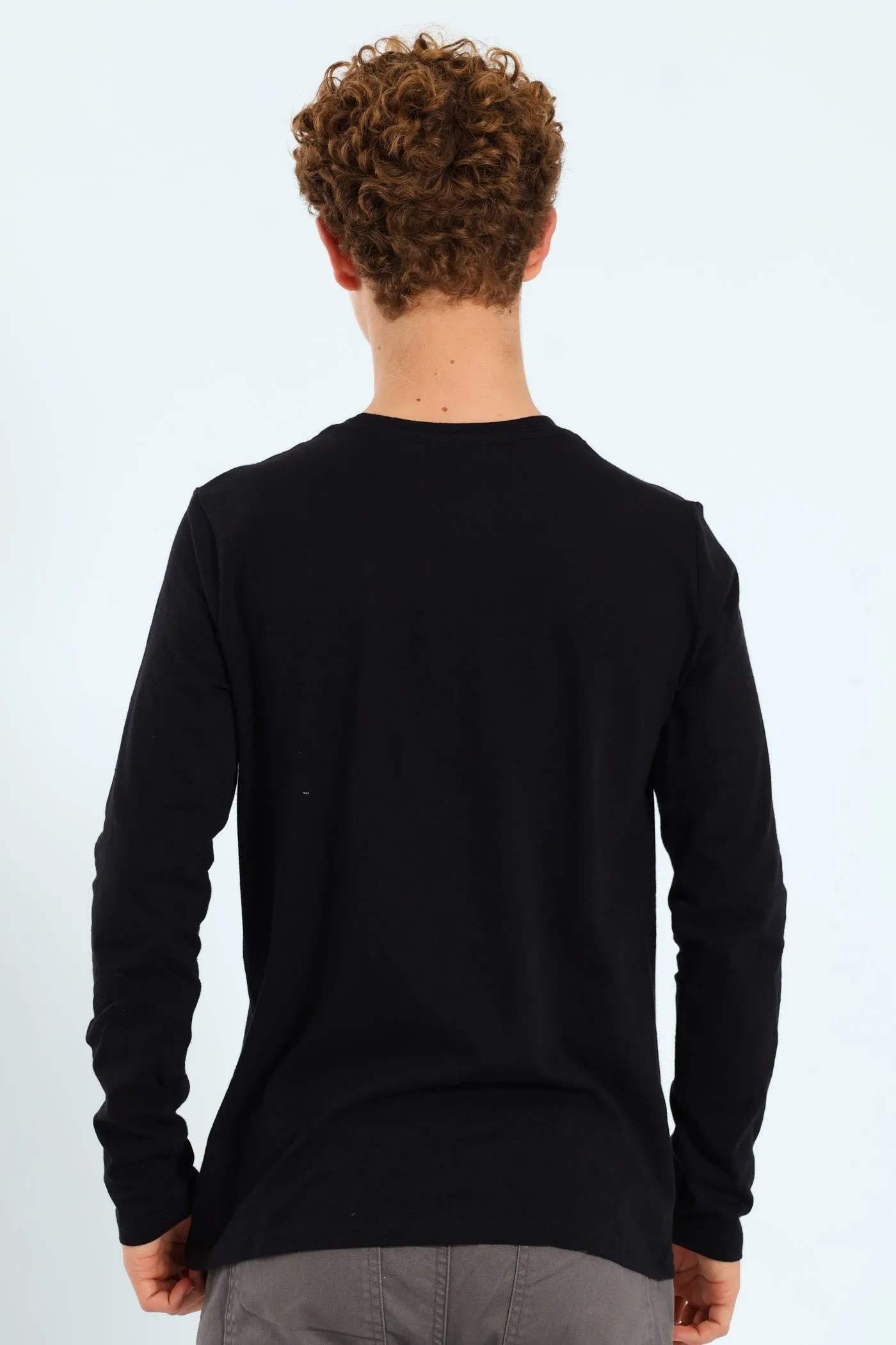 Boys Camo Print Long Sleeve Tee - Black sold by Edgars product image thumbnail 3