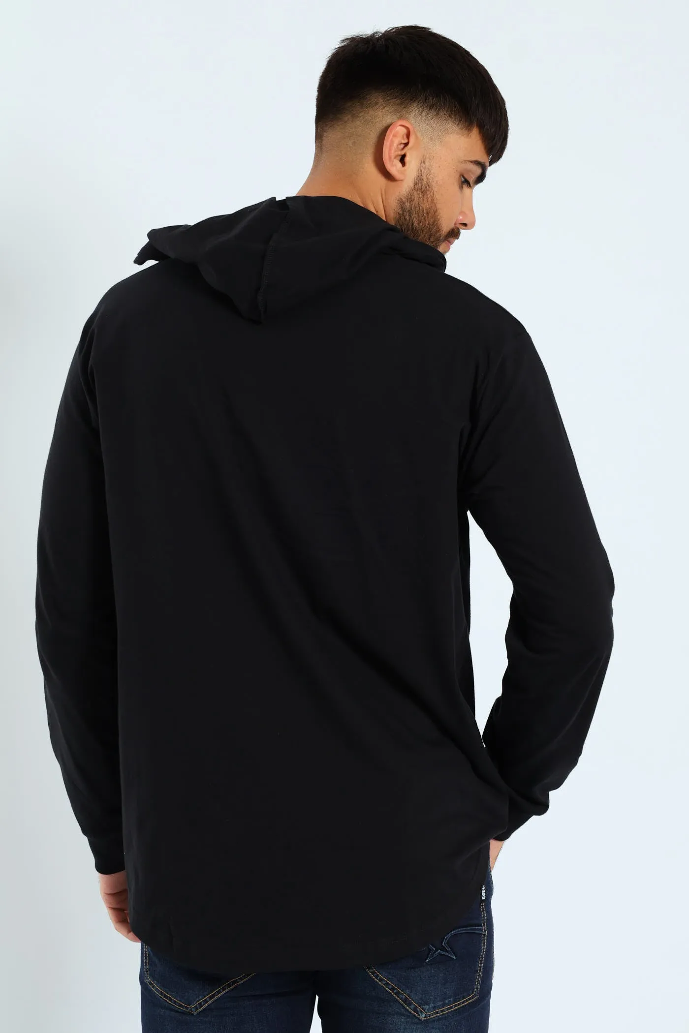 Transitional Hood Track Top - Black sold by Edgars product image thumbnail 3