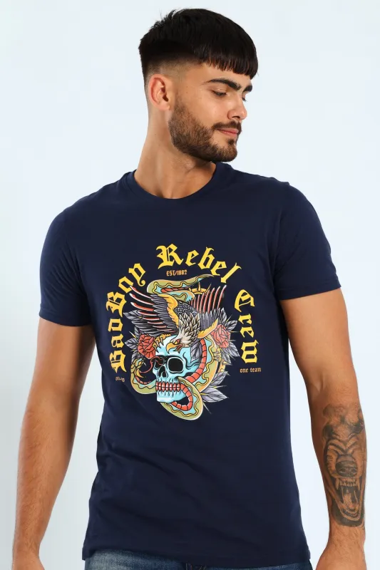Rebel Tee - Navy sold by Edgars