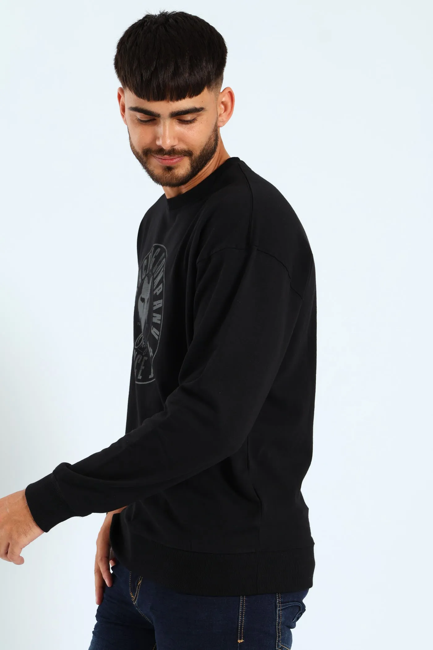 Emblem Crew Top - Black sold by Edgars product image thumbnail 3