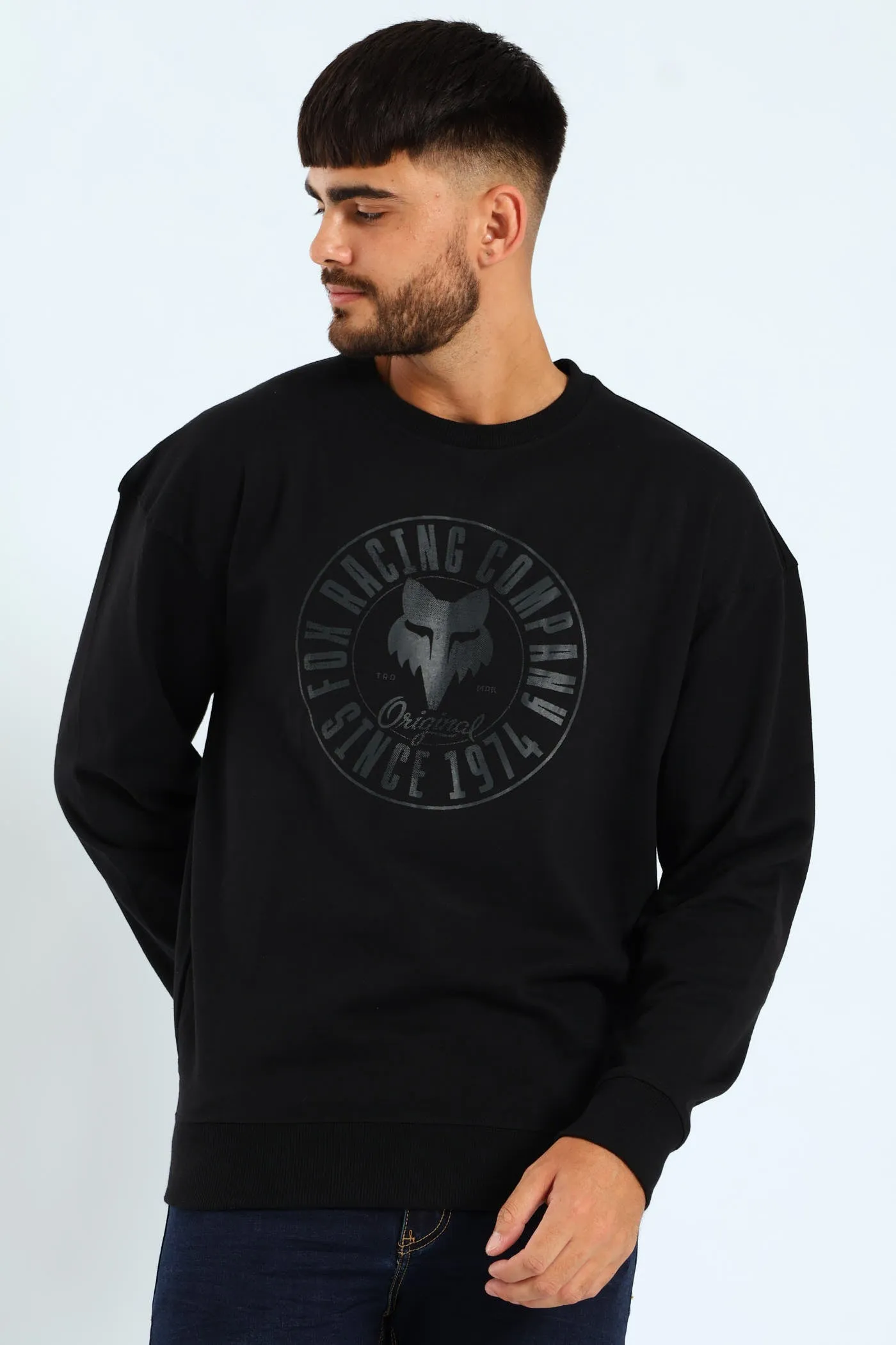 Emblem Crew Top - Black sold by Edgars