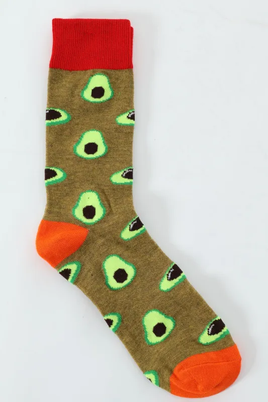 Single Anklet Socks - Olive sold by Edgars