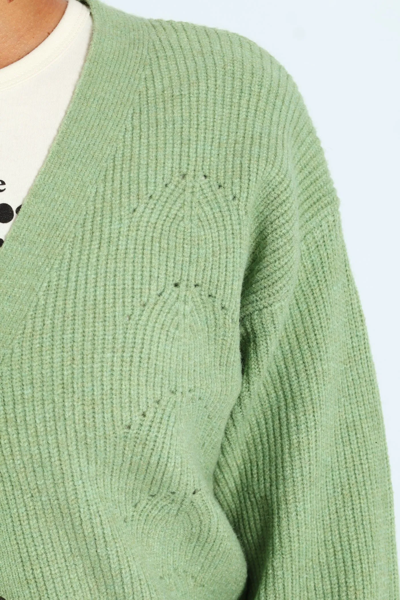 Girls Button Through Cardigan - Sage sold by Edgars product image thumbnail 2