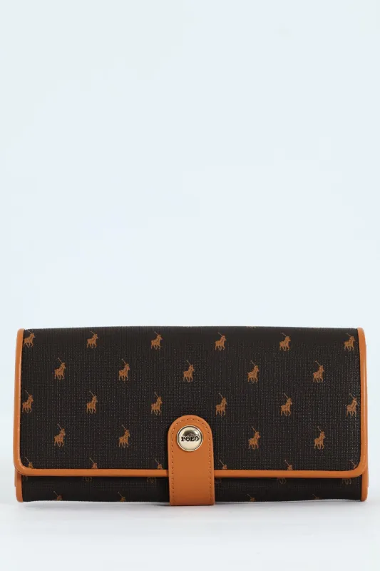 Iconic Clutch Purse - Brown sold by Edgars