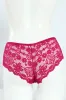 3 Pack Galloon Lace Midi Boyleg Panties - Raspberry/Storm/Pink sold by Edgars
