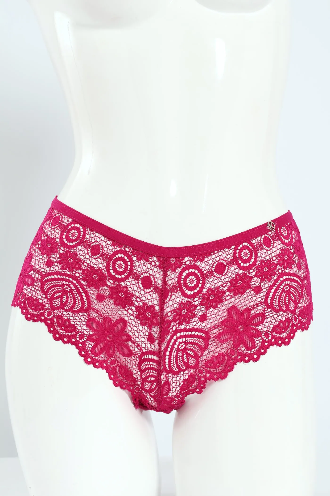 3 Pack Galloon Lace Midi Boyleg Panties - Raspberry/Storm/Pink sold by Edgars product image thumbnail 4