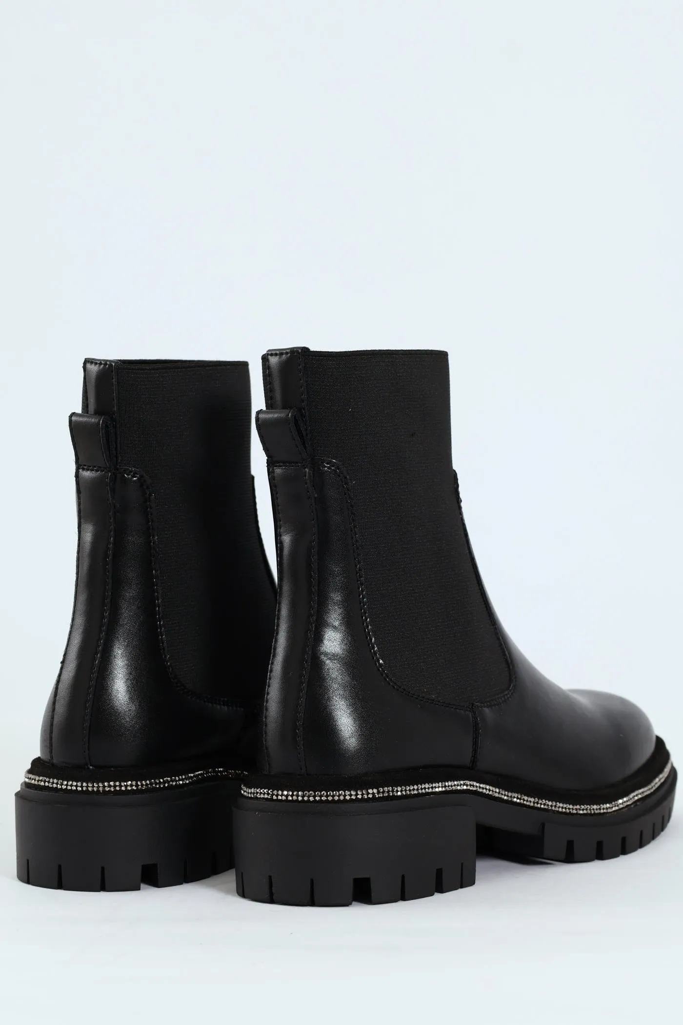 Offline Leather Knitted Sock Chelsea Boot - Black sold by Edgars product image thumbnail 5