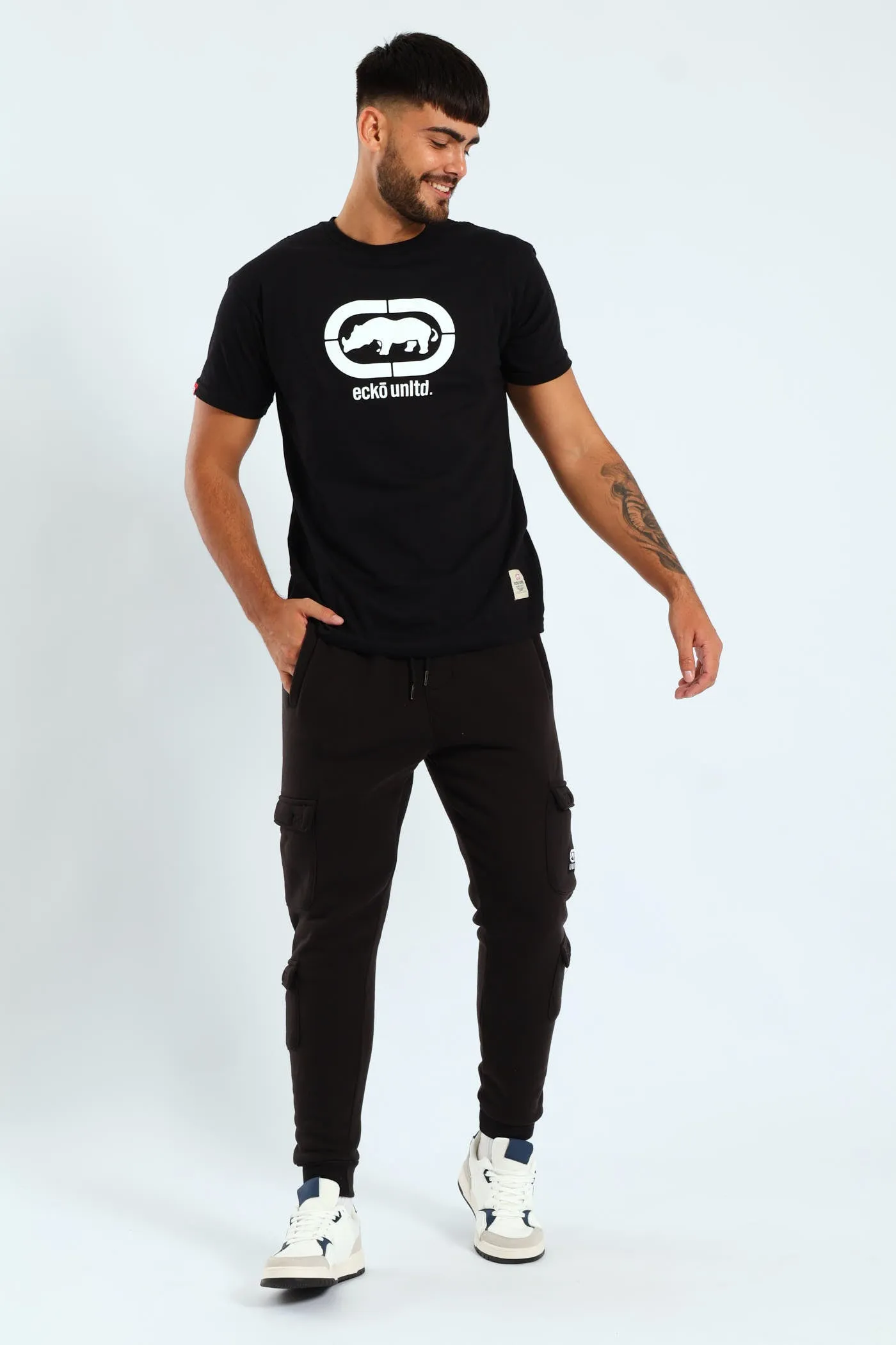 Patch Fleece Joggrer - Black sold by Edgars product image thumbnail 5