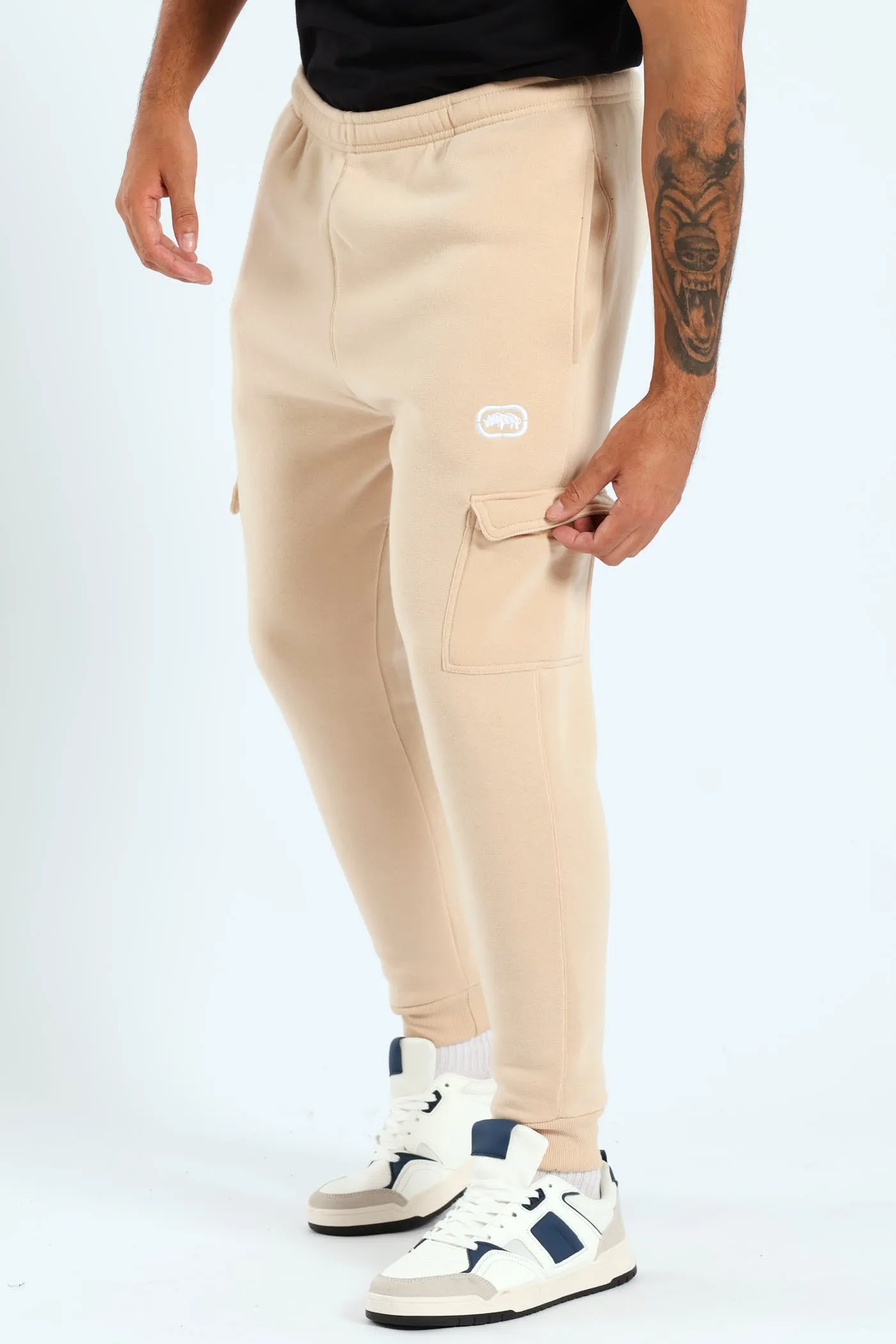 Fleece Cargo Jogger - Stone sold by Edgars product image thumbnail 3