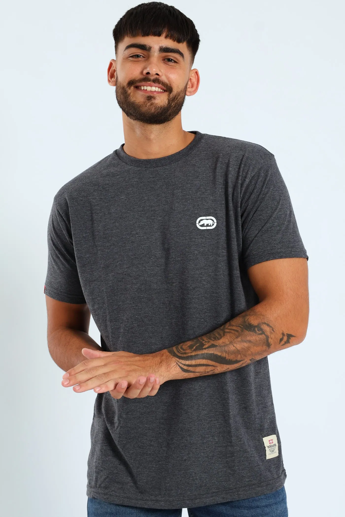 Never Out Tee - Charcoal Melange sold by Edgars