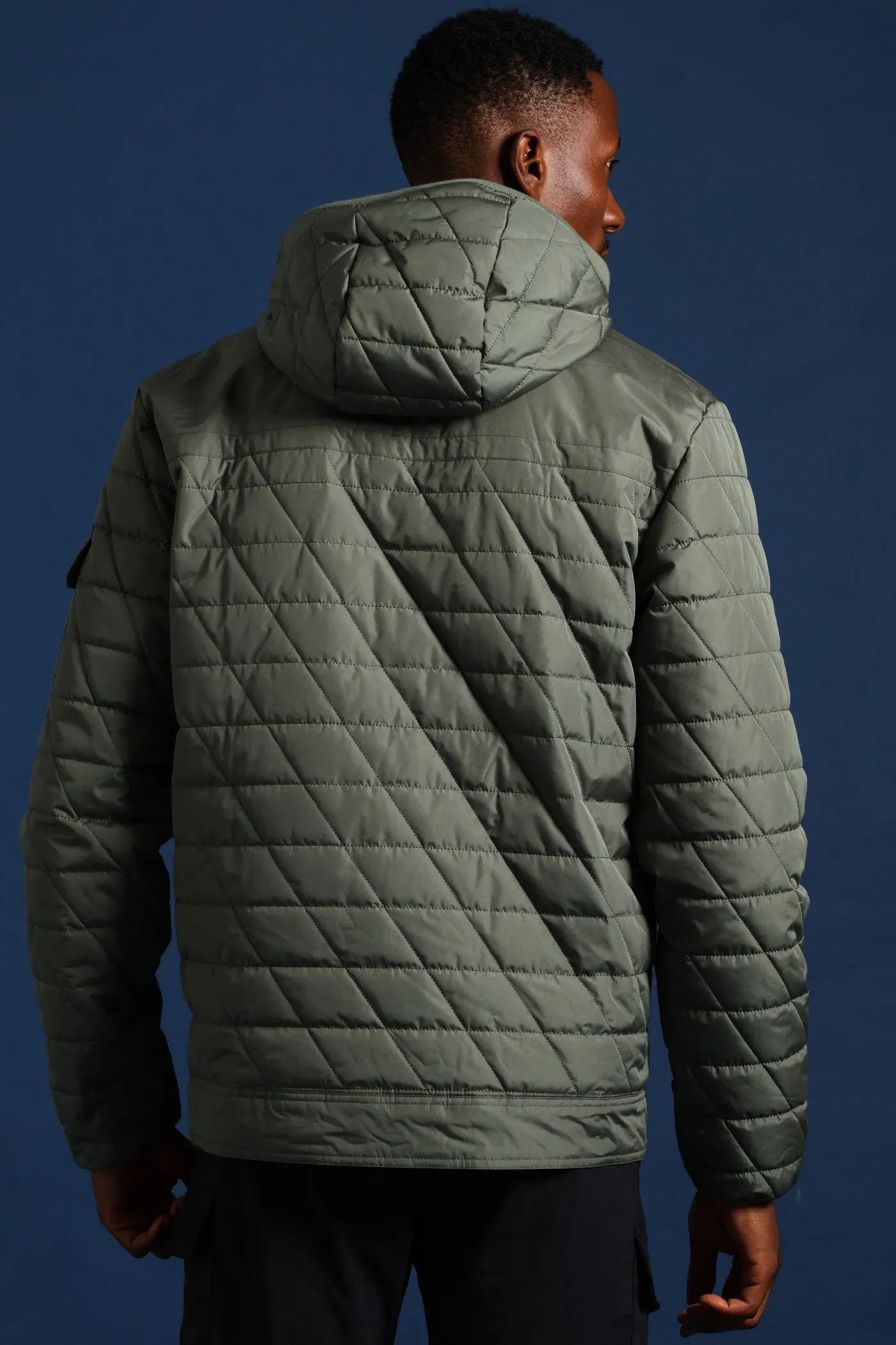 Quilted Utility Jacket - Fatigue sold by Edgars product image thumbnail 3