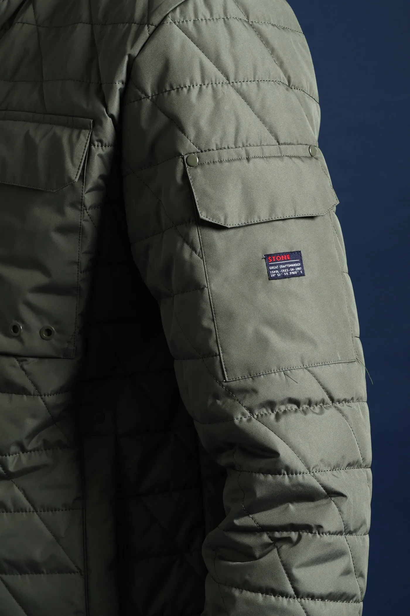 Quilted Utility Jacket - Fatigue sold by Edgars product image thumbnail 5