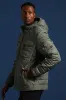 Quilted Utility Jacket - Fatigue sold by Edgars