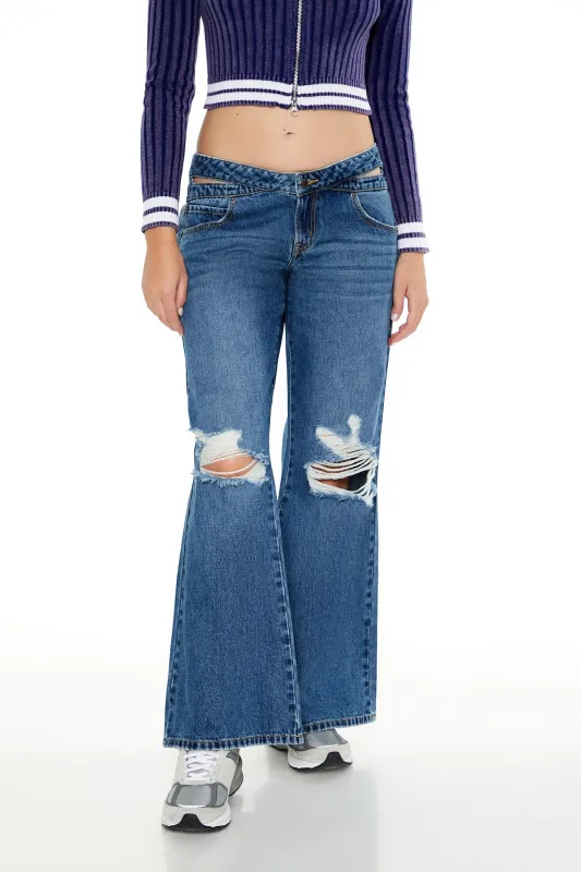 Baggy Denim Jean - Mid Blue sold by Edgars